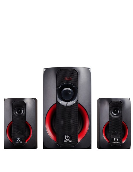 Hiditec H400 Dark Edition Altavoces Bluetooth 2.1 Rojos