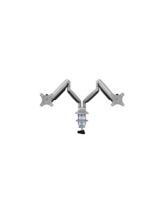 TooQ Soporte de Mesa Giratorio e Inclinable para 2 Pantallas (Monitor 2