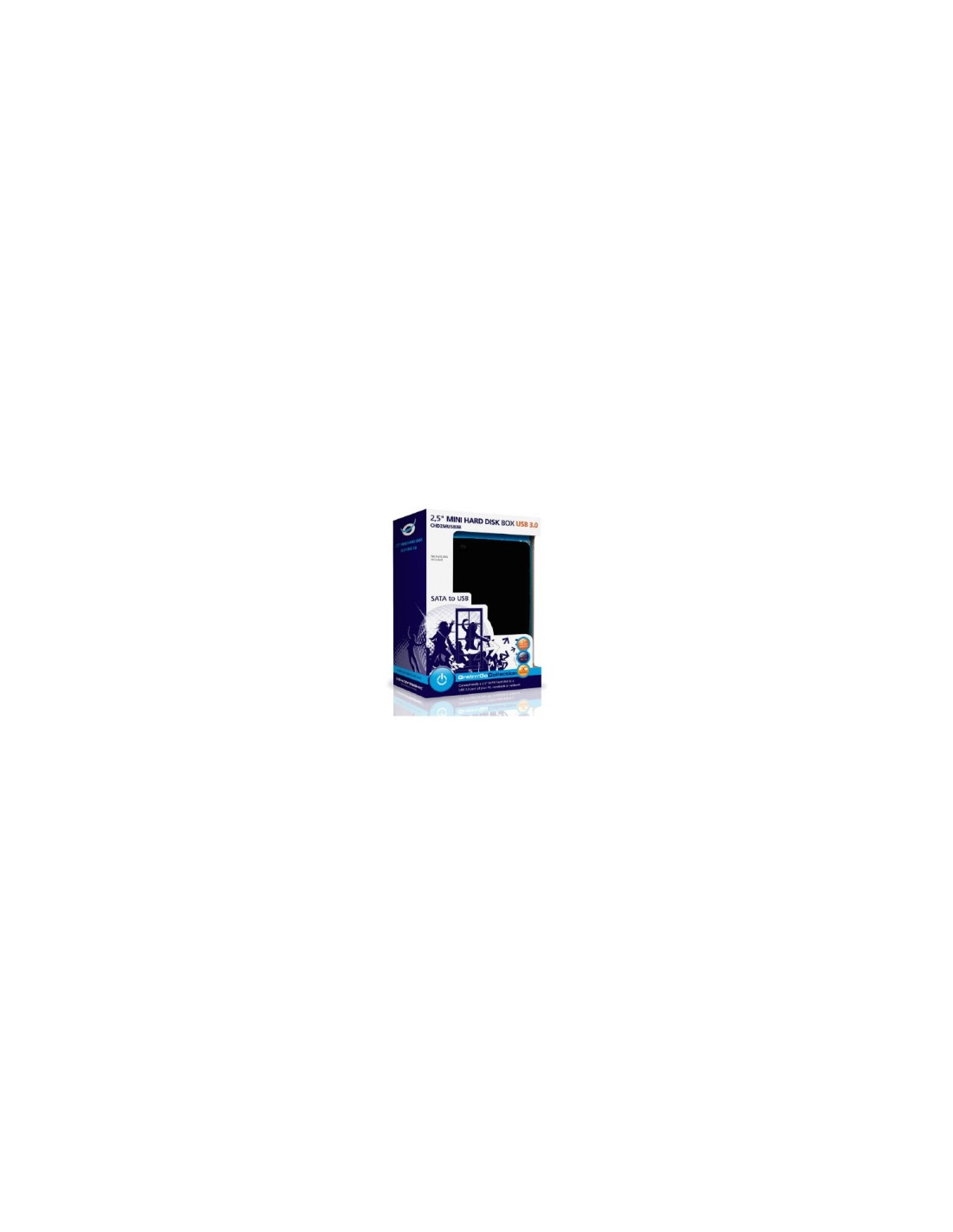 CAJA EXTERNA CONCEPTRONIC 2.5 USB 3.0 NEGRA CHD2MUSB3B