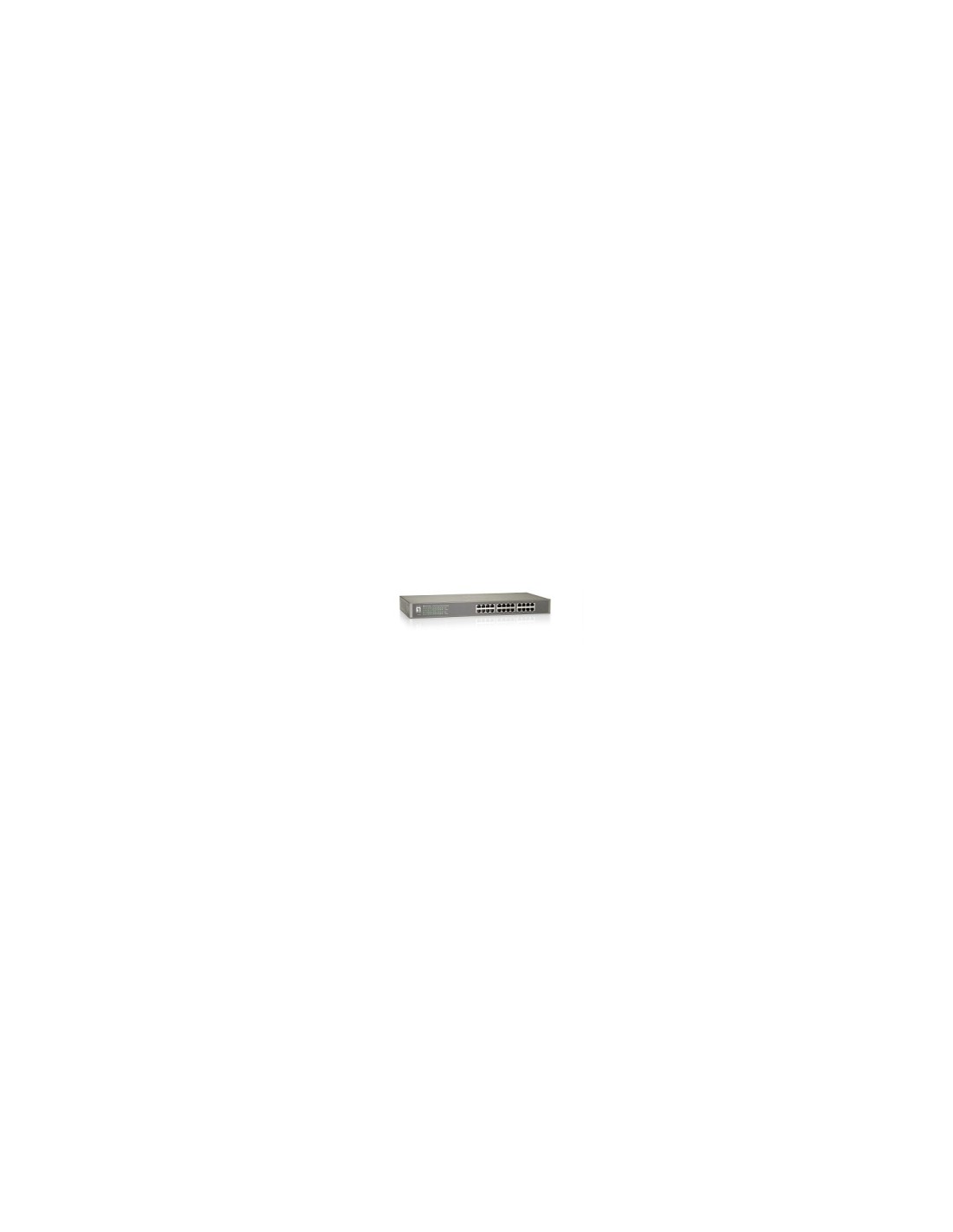 SWITCH LEVEL ONE 24 PUERTOS 10/100 NEGRO FSW-2450