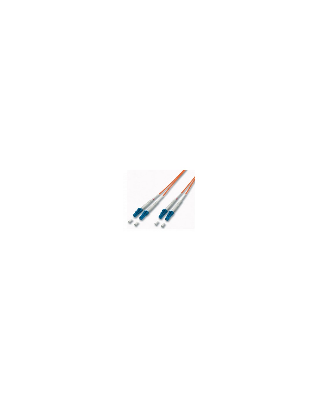 CABLE FIBRA OPTICA MULTIMODO LC/LC 2MT EQUIP NARANJA 254421