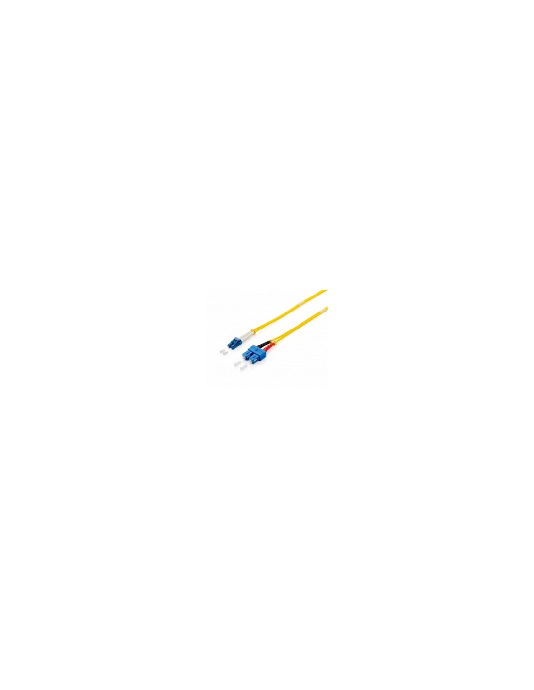 CABLE FIBRA OPTICA MONOMODO LC/SC 1MT EQUIP AMARILLO 254331