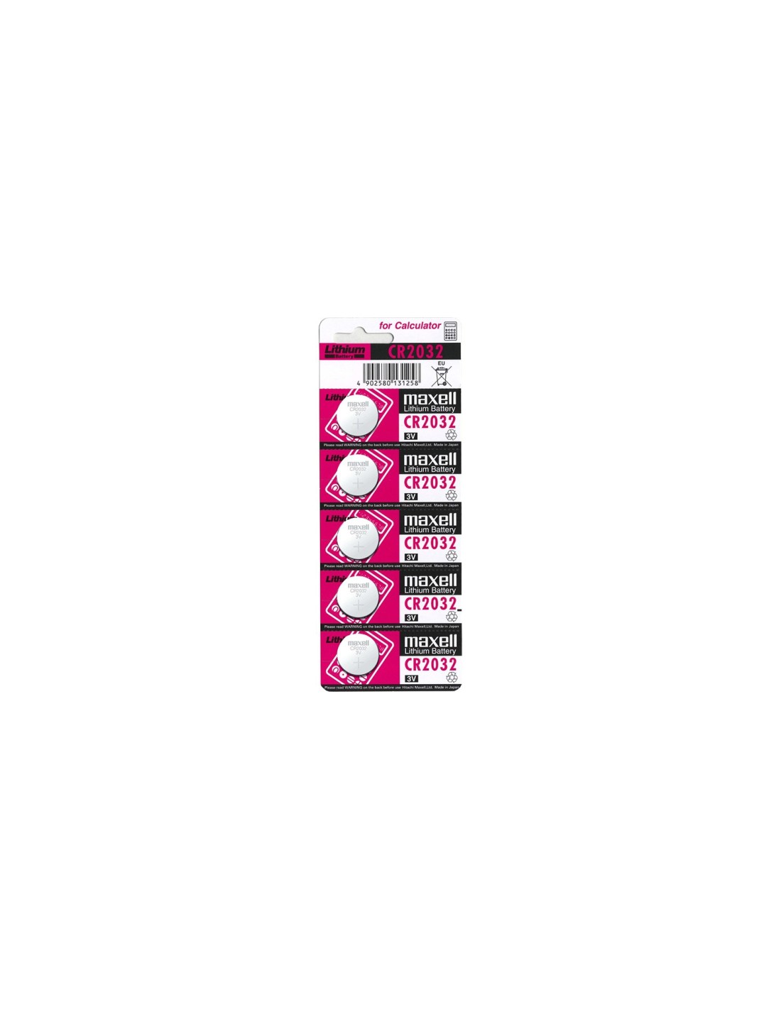 MAXELL PILA BOTON LITIO CR2032 3V BLISTER*5  CR2032MAXB5