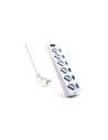 REGLETA EWENT EW3932-3M 6 TOMAS 6 INTERRUPTORES 3 MT.