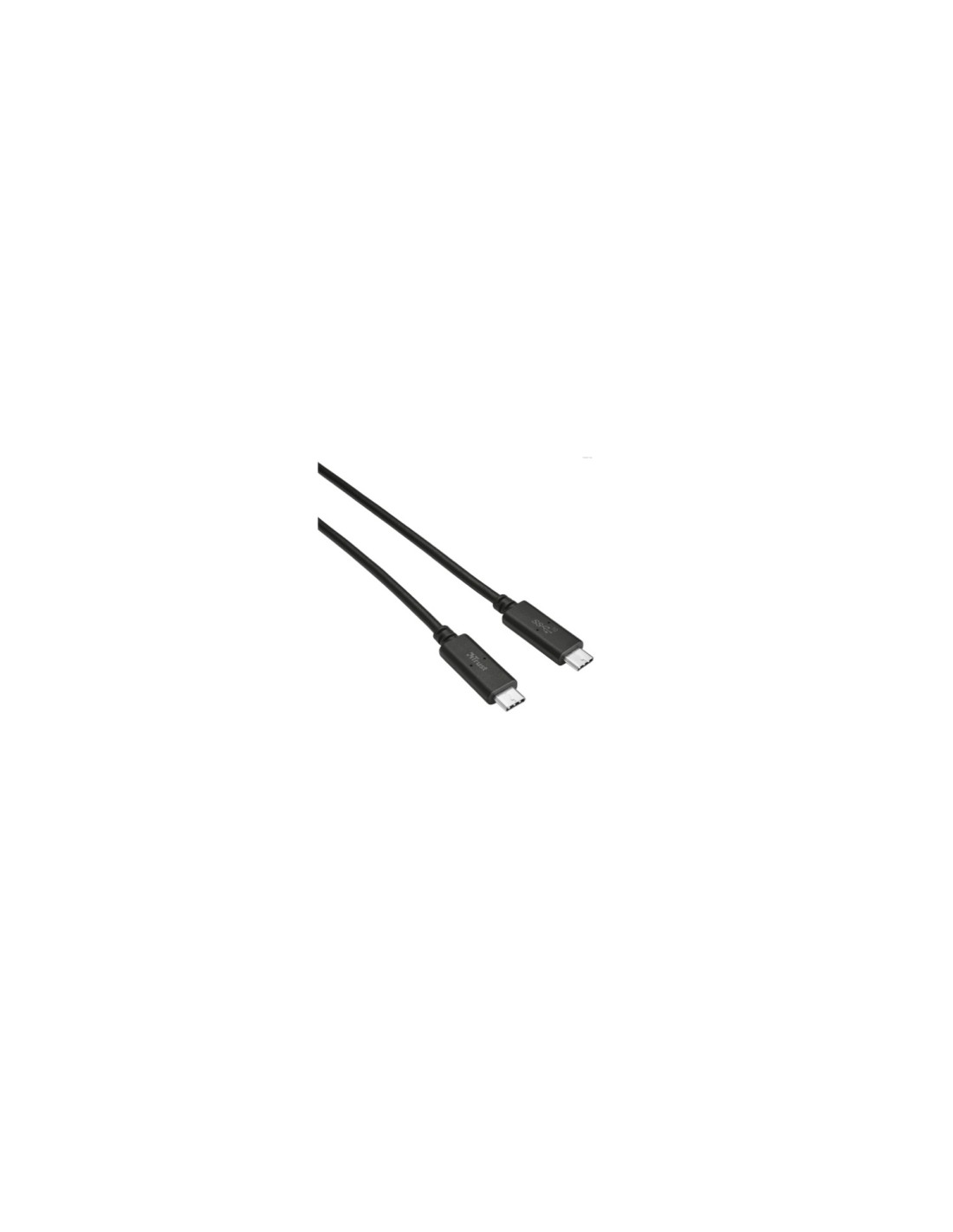 CABLE USB C M A USB C M 1MT TRUST NEGRO 21178
