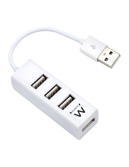 Ewent EW1122 hub de interfaz USB 2.0 Blanco