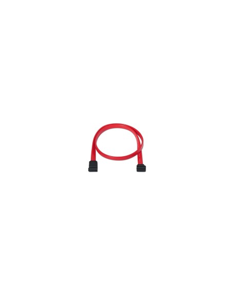 Nanocable 10.18.0202-OEM cable de SATA 0,5 m Negro, Rojo