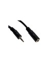 CABLE AUDIO NANO CABLE JACK3.5/M - JACK3.5/H ESTEREO 3,0M NEGRO