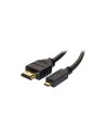 CABLE HDMI NANO CABLE HDMI A/M - MICRO HDMI D/M V1.4 1,8M ALTA VELOCIDAD/HEC NEGRO