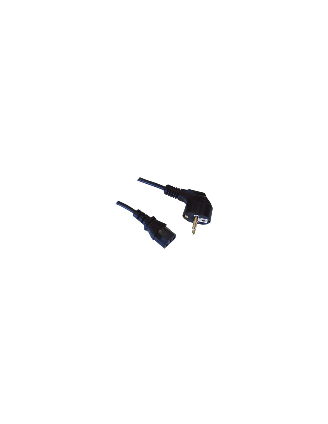 Nanocable 10.22.0102 Cable de Alimentación C13 Hembra a CEE7 Schuko Macho 1.5m