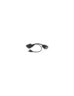 Nanocable Conversor DVI 24+1/m A VGA HDB15/h, Negro, 10 cm 2