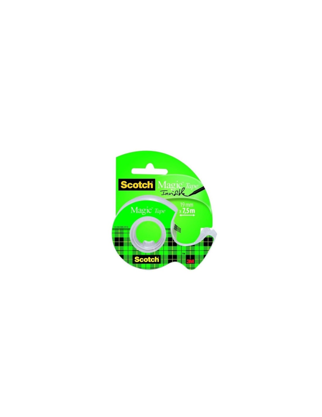 CINTA ADHESIVA INVISIBLE 3M EN PORTARROLLOS RECARGABLE - 75M X 19MM - SCOTCH XA004835998