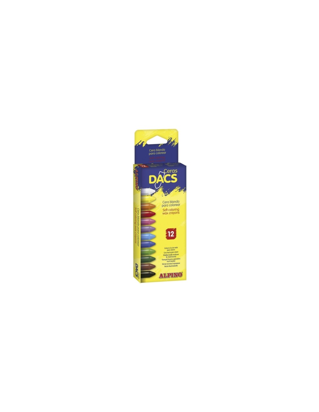 ALPINO DACS ESTUCHE 12u CERAS BLANDAS DA050290