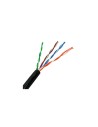 BOBINA CABLE UTP CAT5 100MT RIGIDO NANOCABLE NEGRO 10.20.0302-EXT-BK