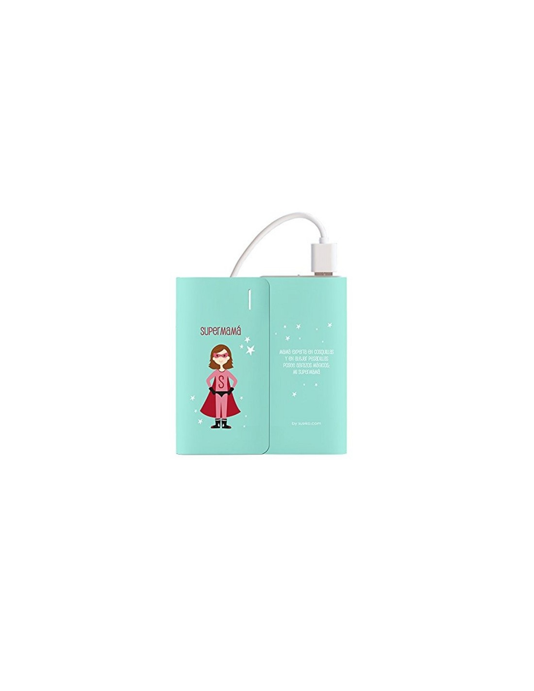 BATERIA EXTERNA SUSIKO 4000MAH SUPERMAMA VERDE SKPWB024