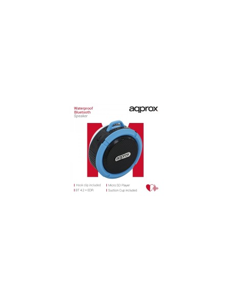 ALTAVOZ APPROX BLUETOOTH WATERPROOF AZUL APPSPWPBBL