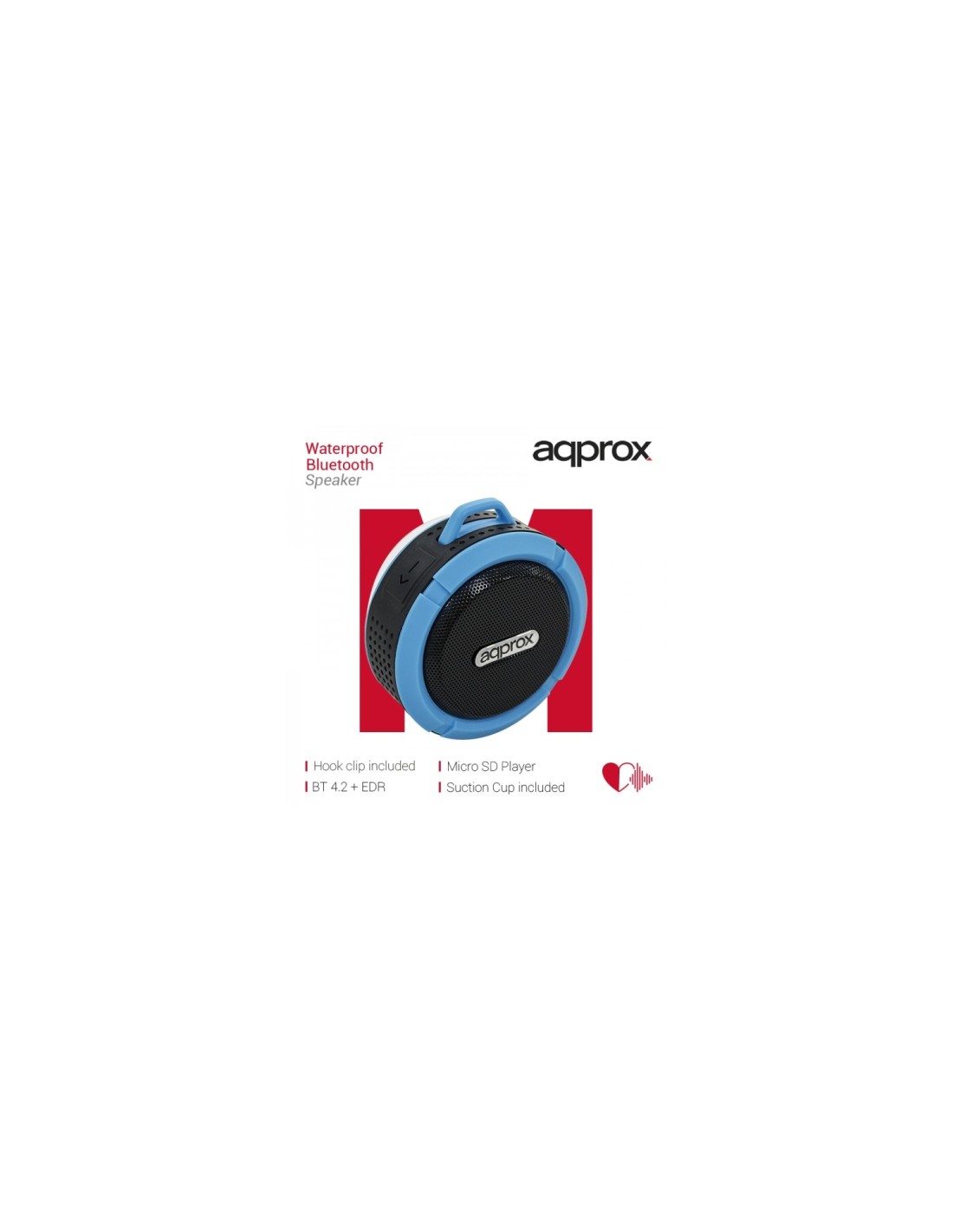 ALTAVOZ APPROX BLUETOOTH WATERPROOF AZUL APPSPWPBBL