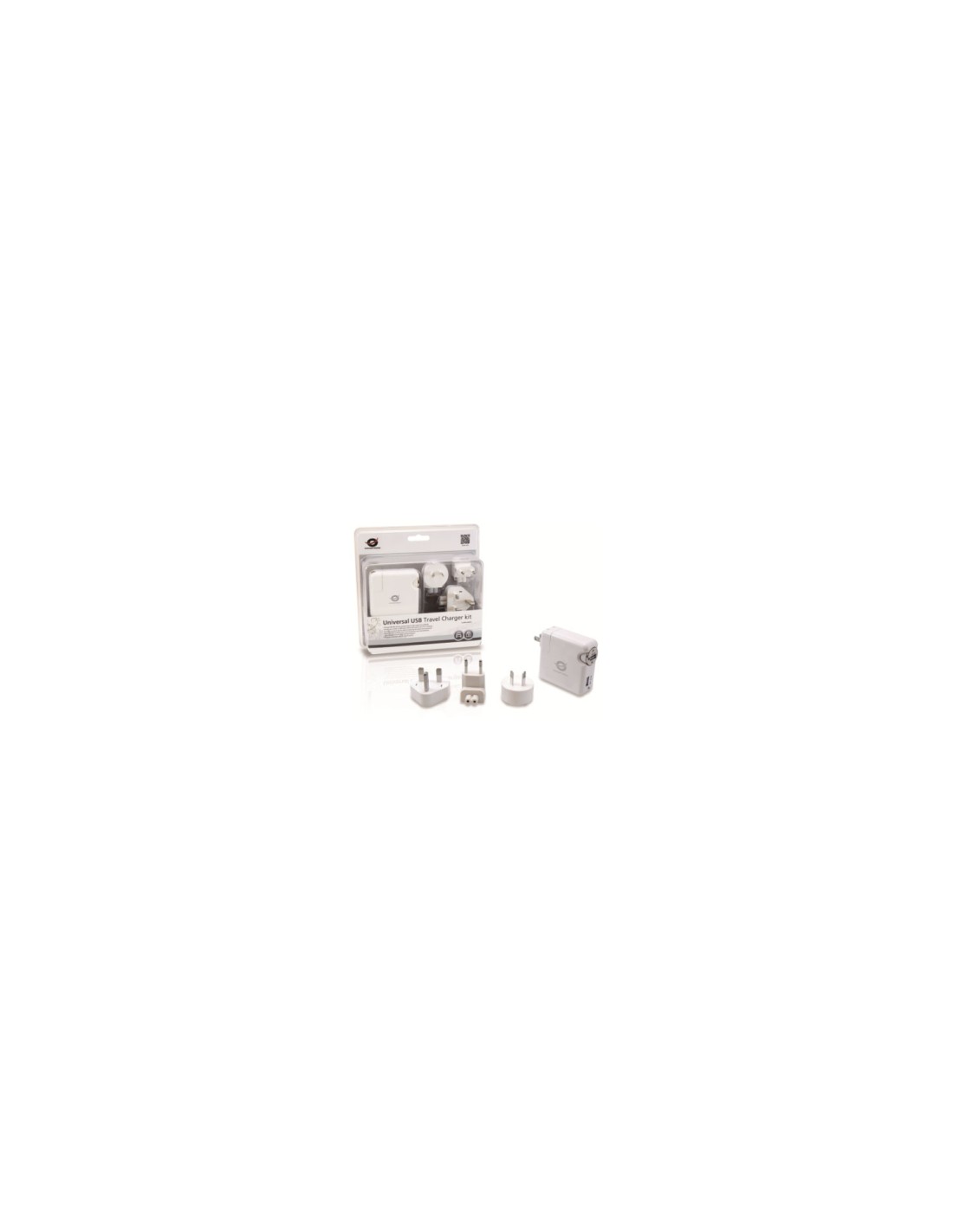 CARGADOR CONCEPTRONIC UNIVERSAL USB COCHE + PARED USB 5V 2A CUSBCHARKIT