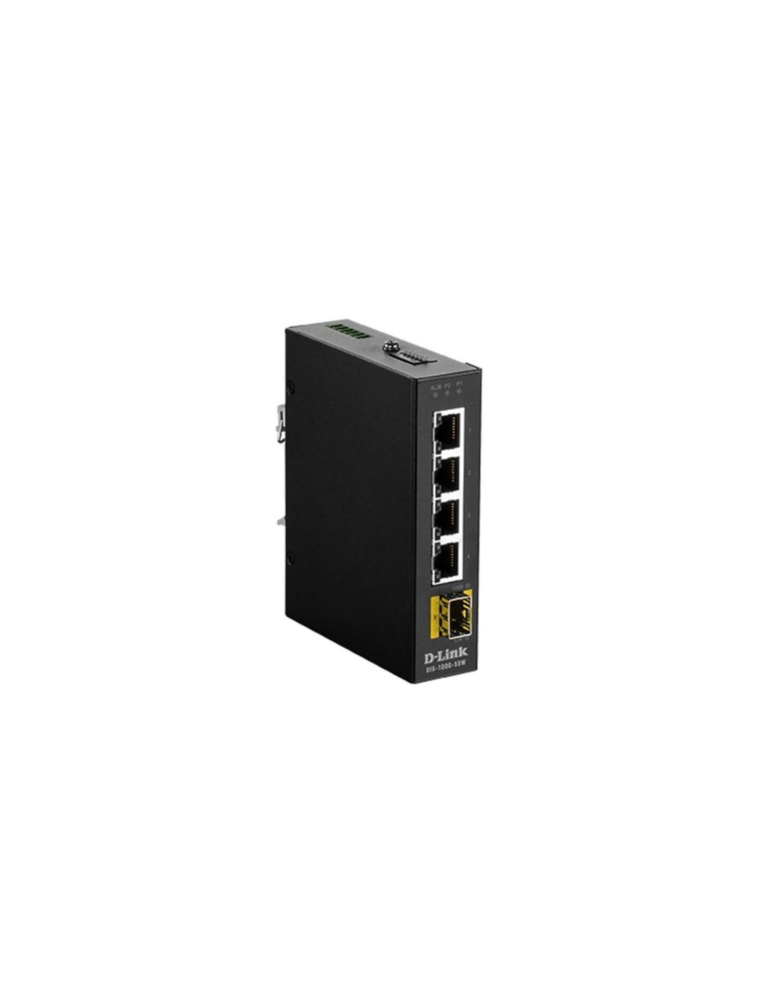 SWITCH D-LINK 4 PTOS GIGABIT 1 PTO SFP NEGRO DIS-100G-5SW