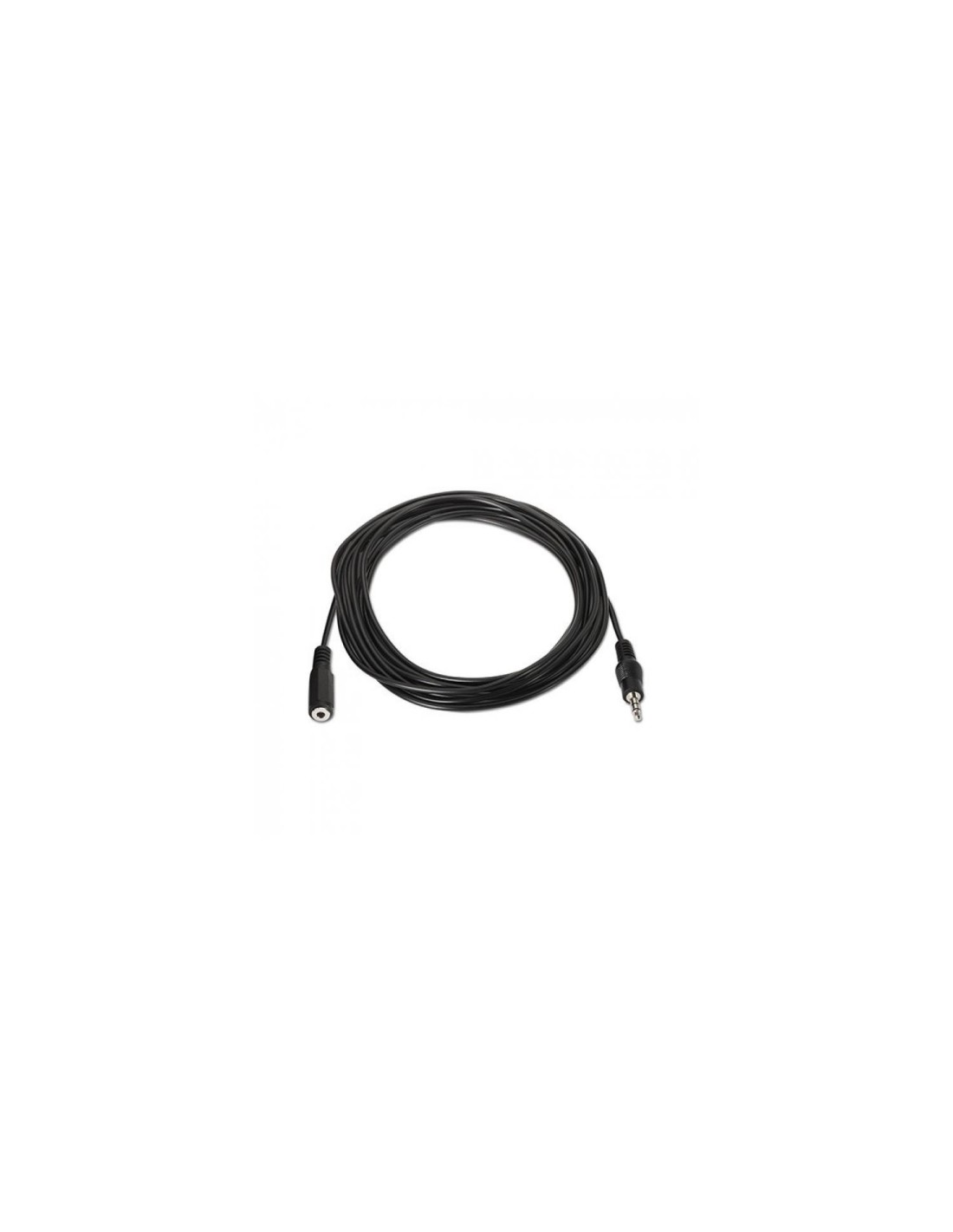 CABLE AUDIO MINIJACK 3.5H A MINIJACK 3.5H 1.5MT AISENS NEGRO A128-0145