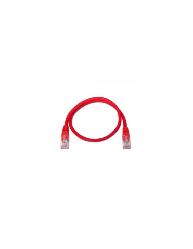 AISENS A135-0237 cable de red Rojo 0,5 m Cat6 U/UTP (UTP)