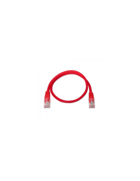 AISENS A135-0237 cable de red Rojo 0,5 m Cat6 U/UTP (UTP)