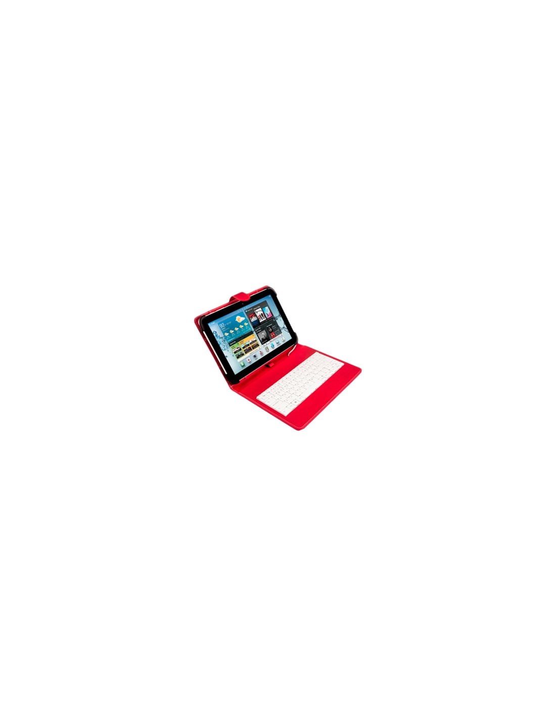 FUNDA TABLET SILVERHT UNIVERSAL  9 - 10.1 CON TECLADO MICRO USB 111916140199