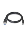 CABLE USB(A) 3.1 M A USB TIPO C 3.1 M AISENS 1M NEGRO A107-0060