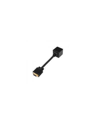AISENS A113-0080 cambiador de género para cable D-sub HDB15 2x D-sub