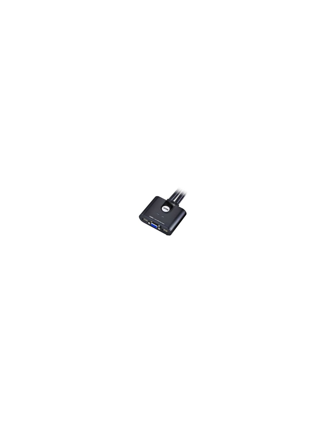 CABLE ATEN DATA SWITCH KVM USB VGA NEGRO CS22U-AT