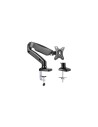 SOPORTE EWENT TV 1 MONITOR 13P - 27P MESA GAS NEGRO EW1515