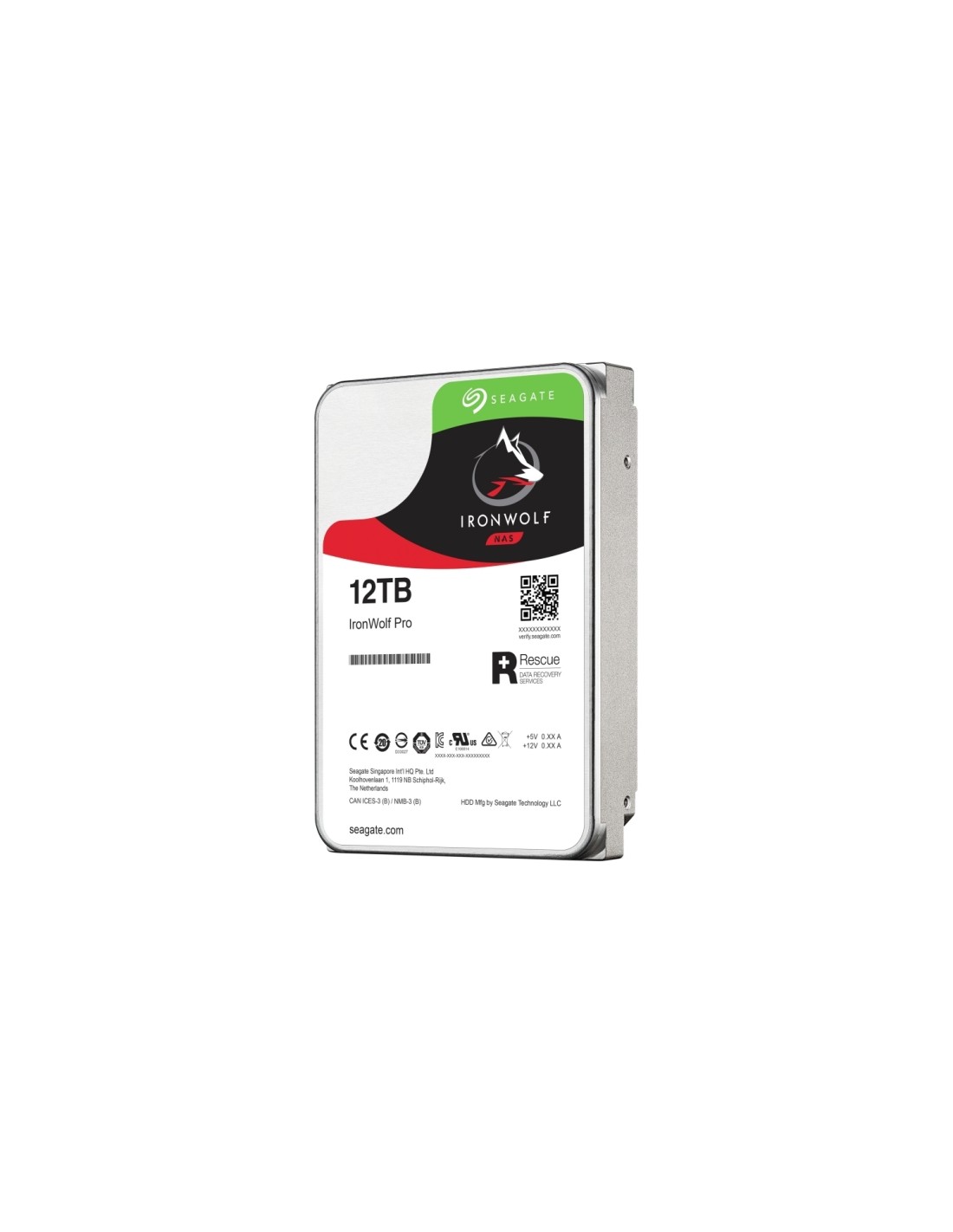SEAGATE ST12000VN0008 IRONWOLF DISCO 3.5 12000 GB SATA III 7200 RPM