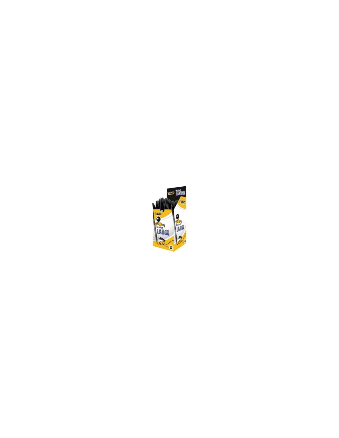 BOLIGRAFOS BIC LARGUE NEGRO PUNTA 1.6MM 880648