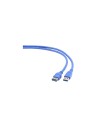 CABLE USB A M A USB A H 2MT GEMBIRD AZUL CCP-USB3-AMAF-6