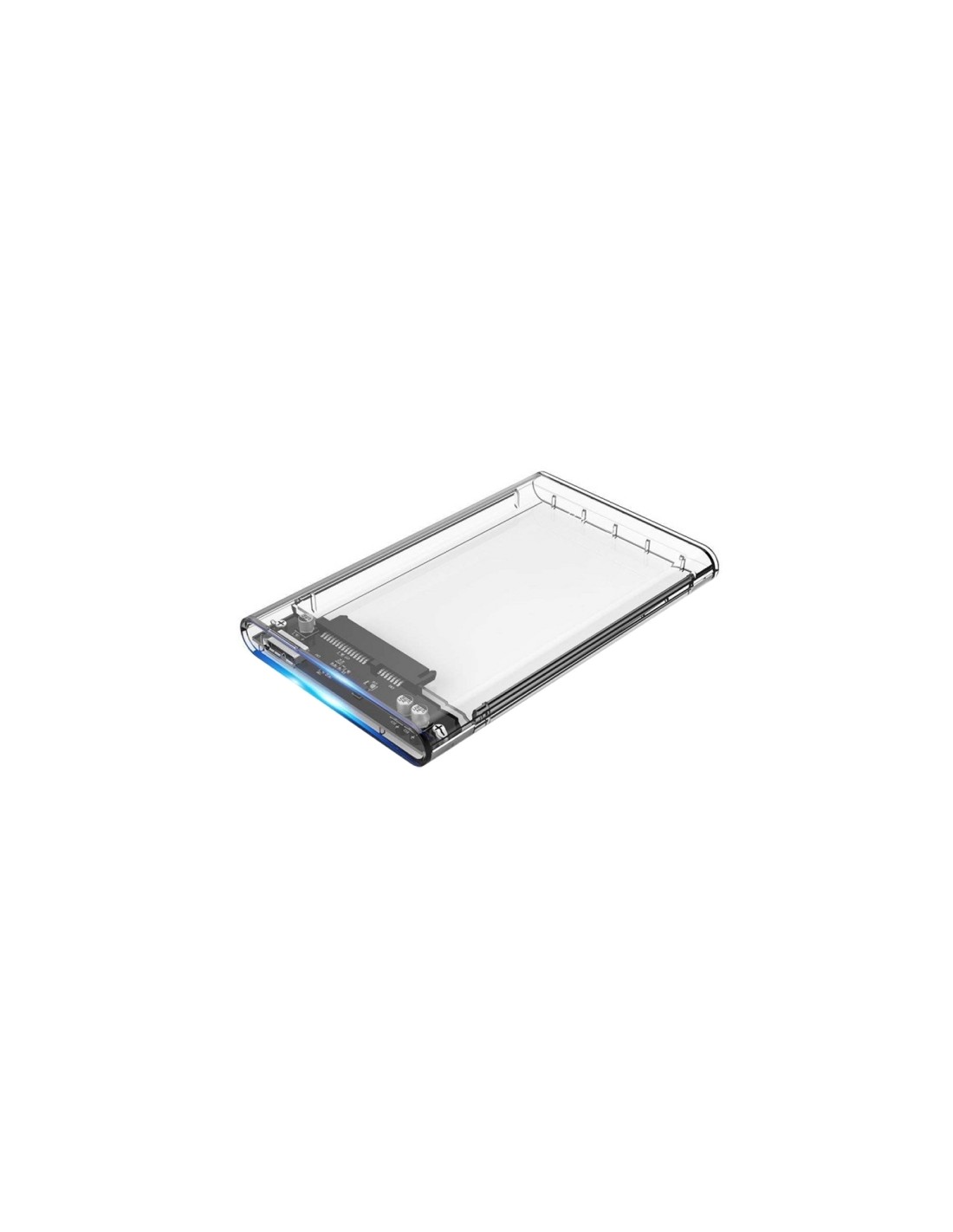CAJA 2.5 COOLBOX HDD USB3.0 TRANSPARENTE COO-SCT-2533