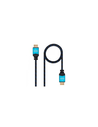 Nanocable Cable HDMI V2.0 4K@60GHz 18 Gbps A/M-A/M, negro, 1.5 m.