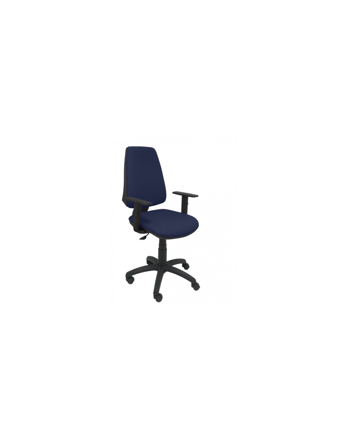 SILLA ELCHE CP BALI AZUL MARINO BRAZOS REGULABLES RUEDAS DE PARQUET 14CPBALI200B10RP