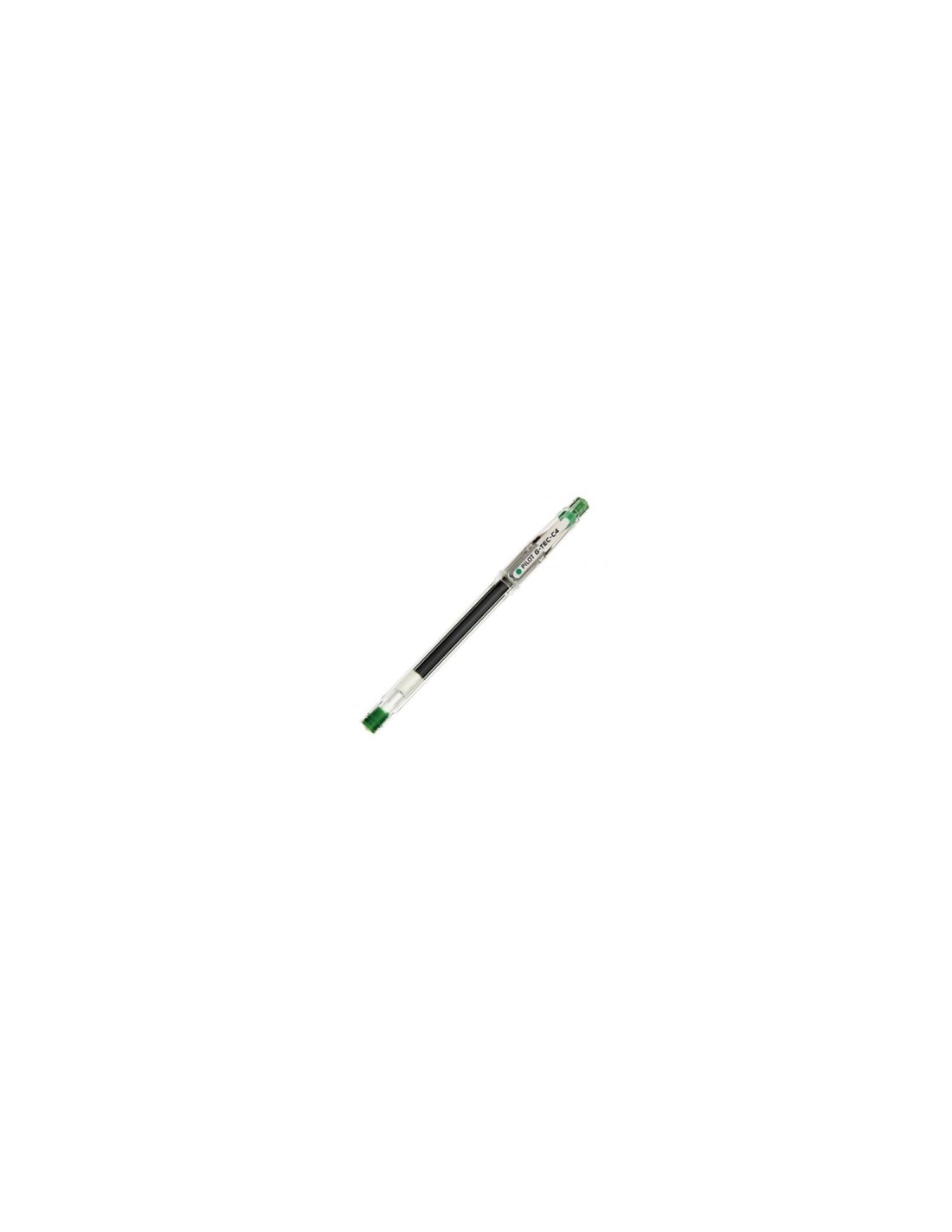 BOLIGRAFO PILOT TINTA GEL PARA ESCRITURA FINA TRANSPARENTE BL-GC4 VERDE