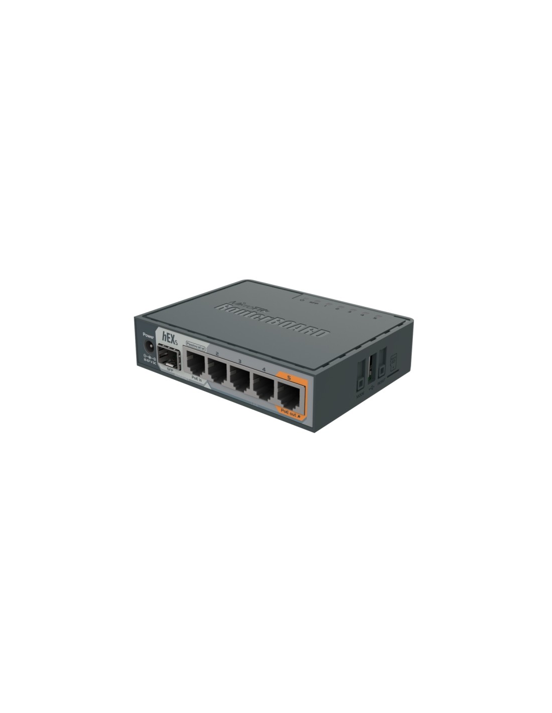 SWITCH MIKROTIK RB760iGS 5 PTOS GIGABIT NEGRO RB760iGS