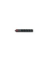REGLETA RIELLO THUNDER 5 SHUKOS CON INTERRUPTOR ON/OFF NEGRO THUNDER 5002