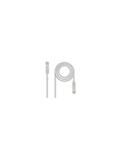 Nanocable Cable de red latiguillo RJ45 LSZH Cat.6A UTP AWG24, Gris,