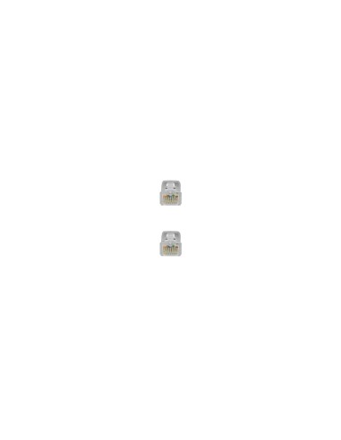 Nanocable Cable de red latiguillo RJ45 LSZH Cat.6A UTP AWG24, Gris,