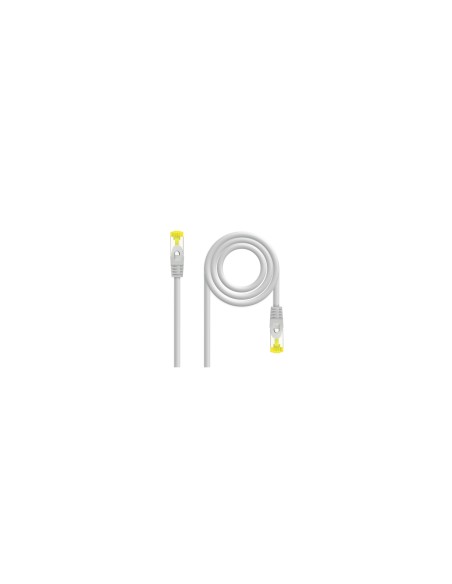Nanocable Cable de red latiguillo RJ45 LSZH Cat.6A SFTP AWG26, Gris,