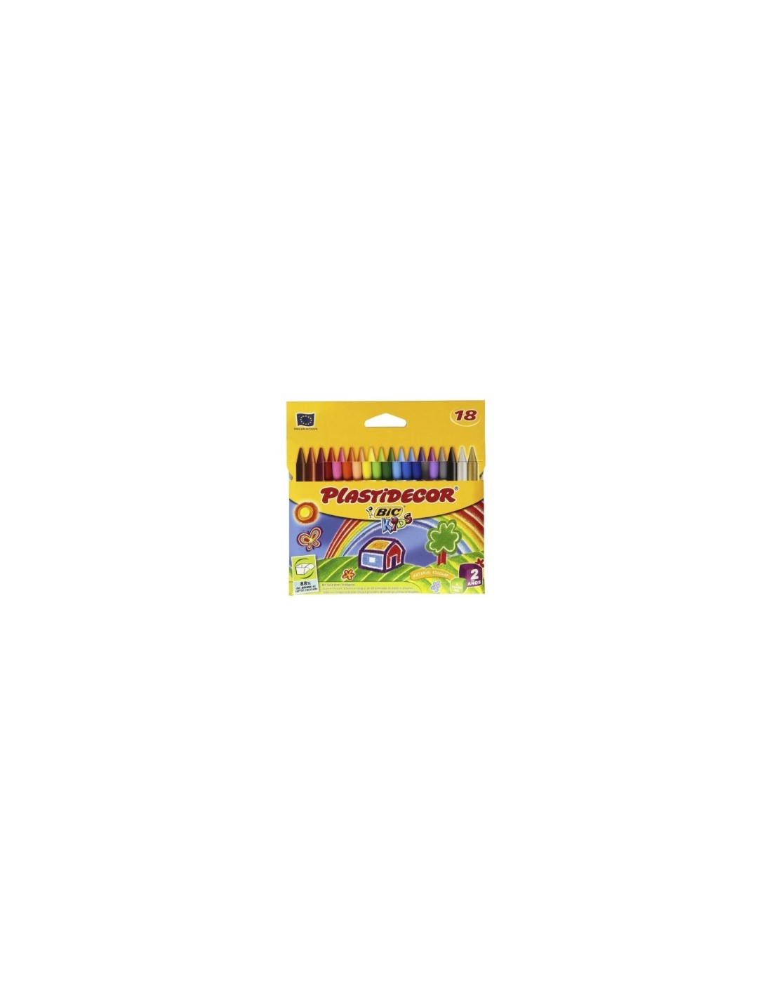 BIC PLASTIDECOR CERAS PLASTICAS ESTUCHE 18 UNIDADES SURTIDAS BIC875771