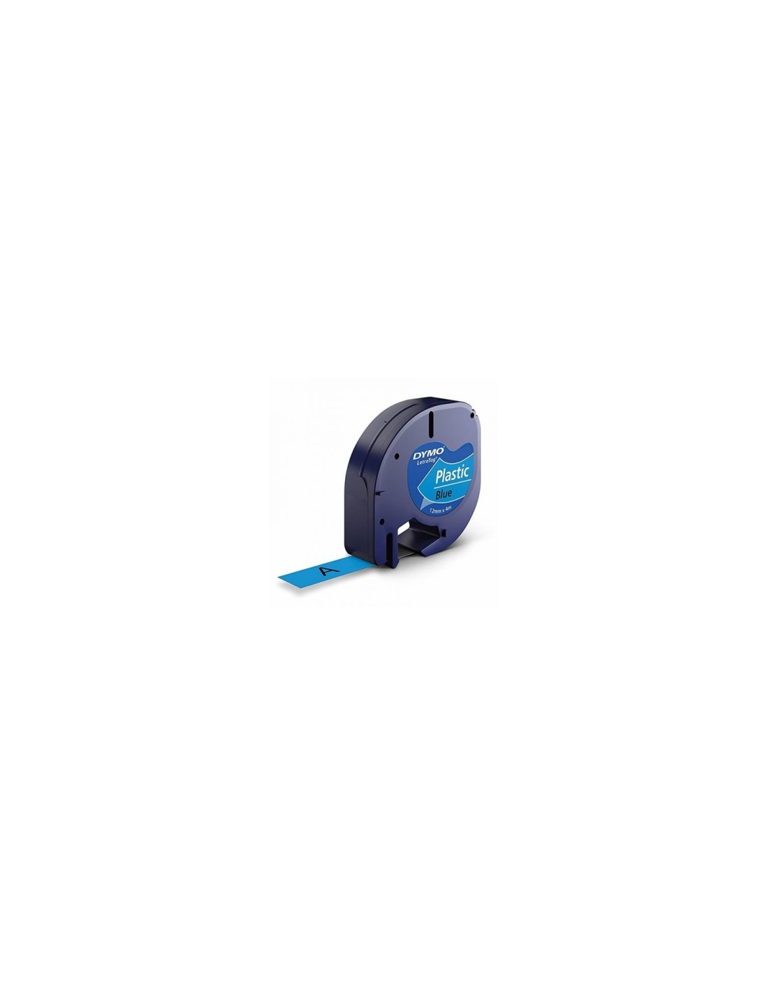 CINTA ROTULADORA AUTOADHESIVA DYMO PLASTICO METROS PARA ROTULADORAS LETRATAG NEGRO AZUL S0721650