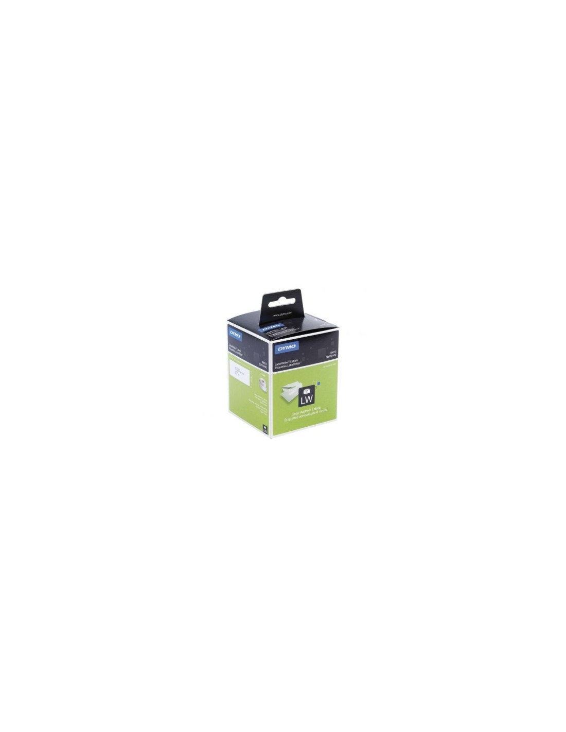 ETIQUETA DYMO LABEL WRITER PAPEL PARA DIRECCIONES 260 X2 ROLLOS BLANCAS DE 89X36MM S0722400