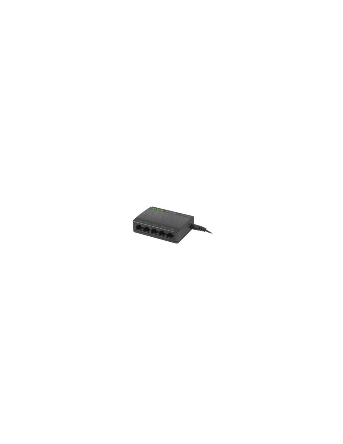 SWITCH LANBERG 5 PUERTOS 10/100 NEGRO DSP1-0105