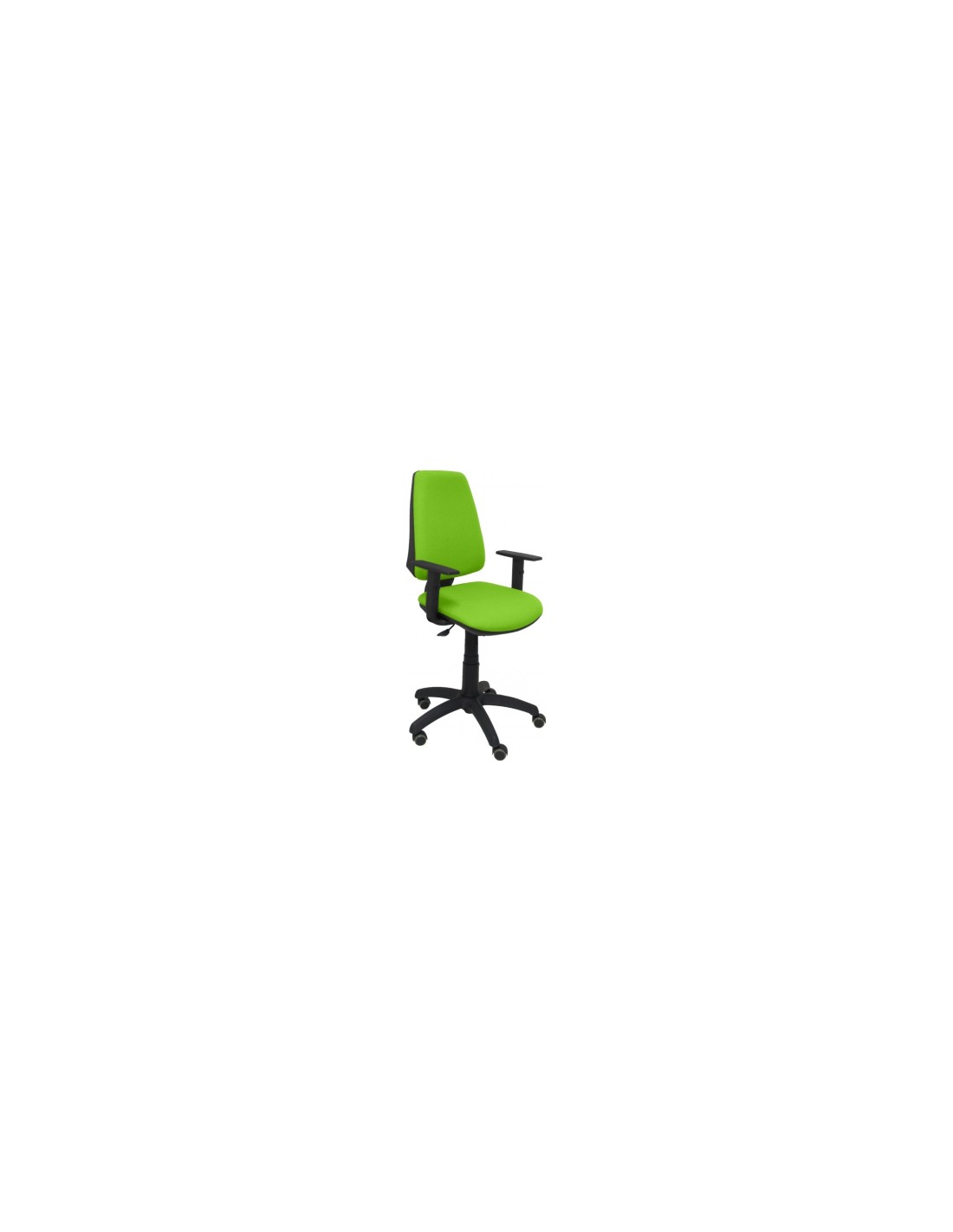 SILLA ELCHE CP BALI  BRAZOS REGULABLES RUEDAS DE PARQUET VERDE PISTACHO 14CPBALI22B10RP