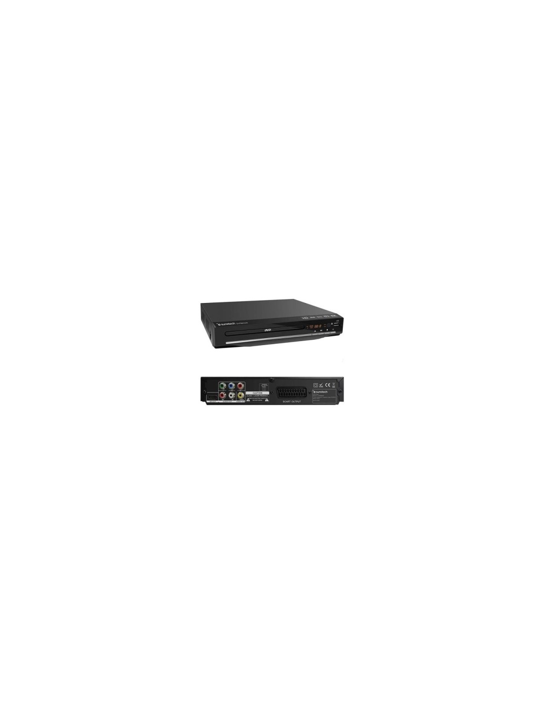 REPRODUCTOR DVD SUNSTECH DVD+ R RW CD R RW PAL NTSC MANDO A DISTANCIA NEGRO DVPMH225BK