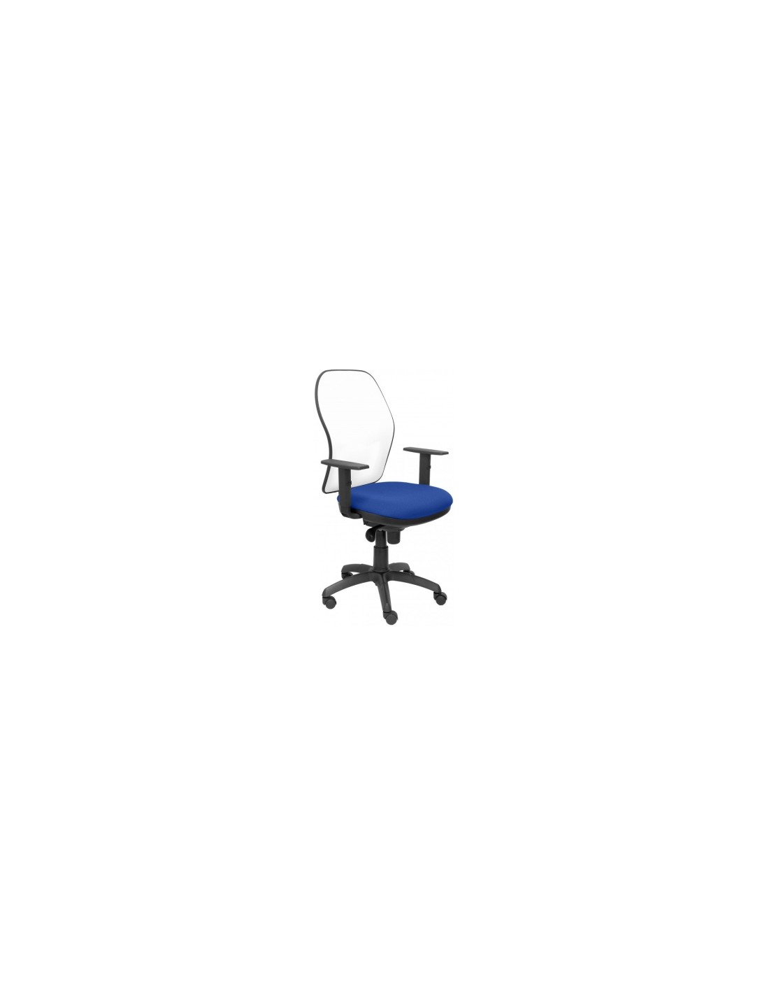 SILLA JORQUERA MALLA BLANCA ASIENTO BALI AZUL 15SBBALI229